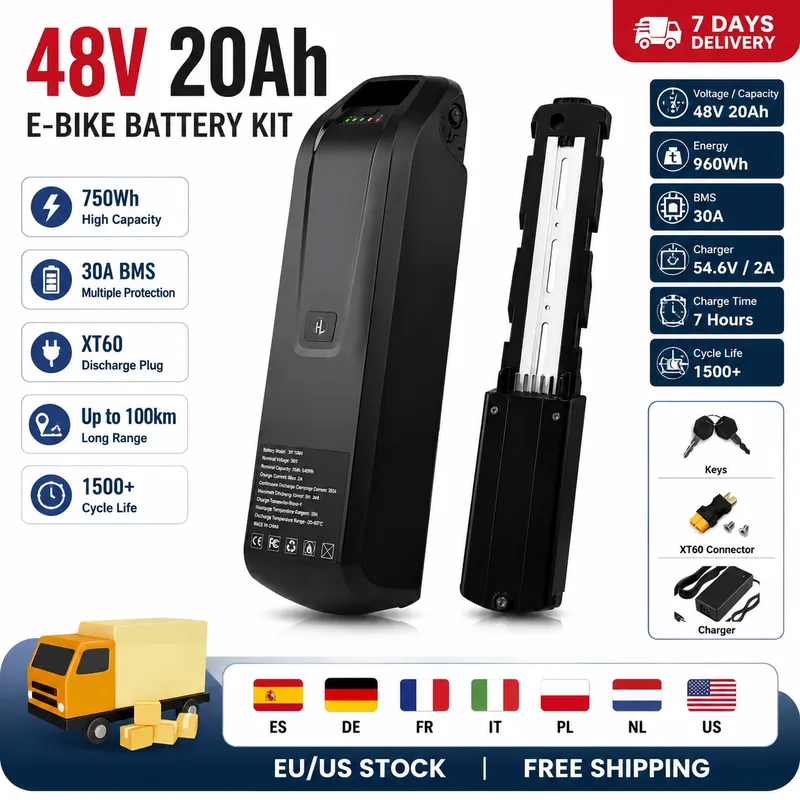 Ebike Battery 48V 20Ah Hailong - Hailong E-Bike Batterij 36V 48V 10/20Ah