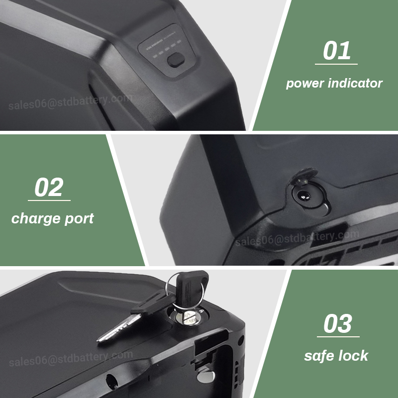 Downtube E-bike Batterij 52V 1 - Ebike Battery 48V 20Ah Hailong recensie en prijs