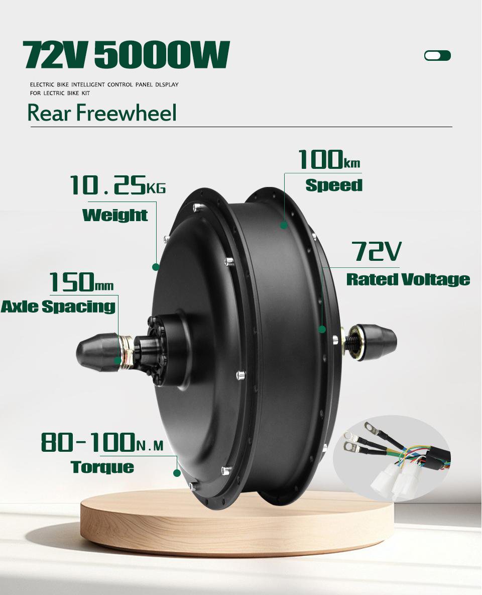 Nieuwe MTX39 72V 5000W E-bike  - 72V 5000W Hub Motor Kit recensie en prijs
