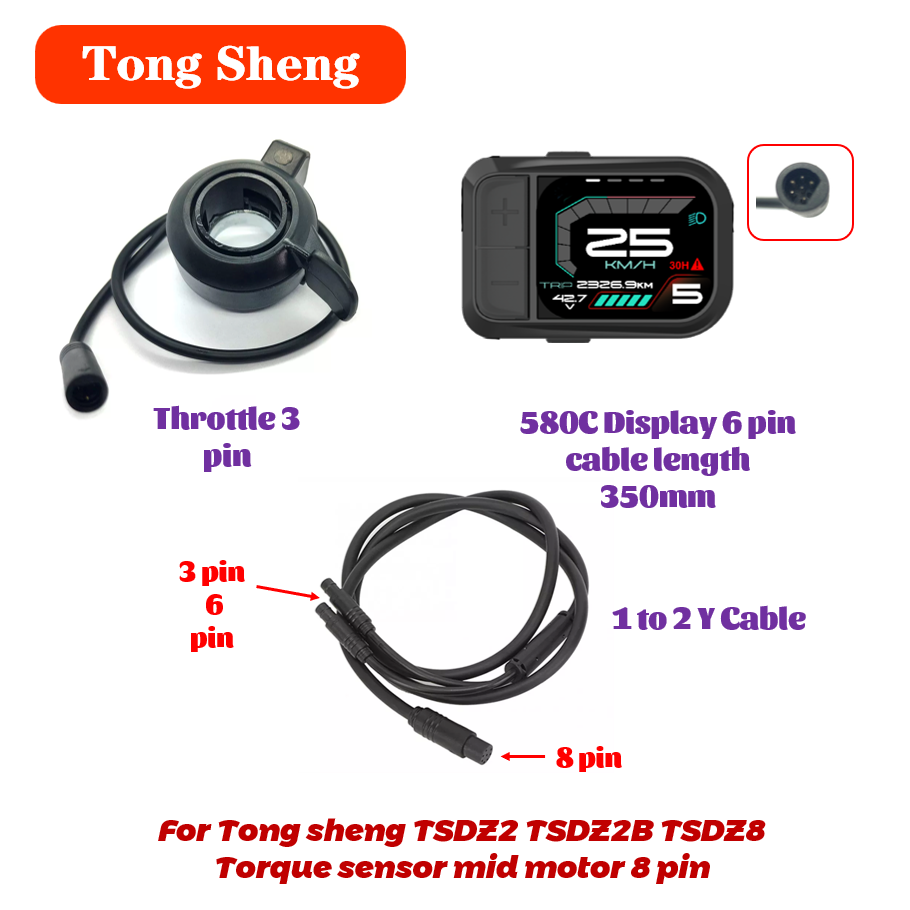 Tongsheng TSDZ2 TSDZ2B Throttl - Tongsheng Tsdz2B Mid Drive Motor recensie en prijs