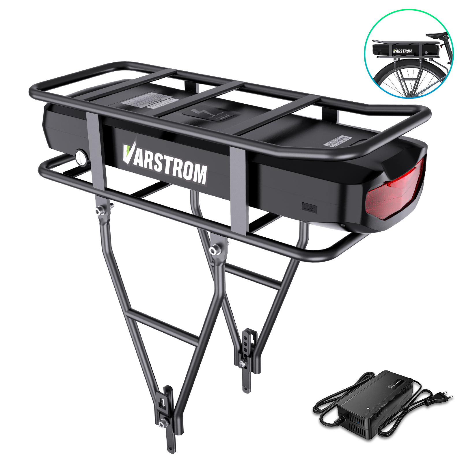 Elektrische Fietsenrek Batteri - Ebike Battery 48V 20Ah Hailong recensie en prijs