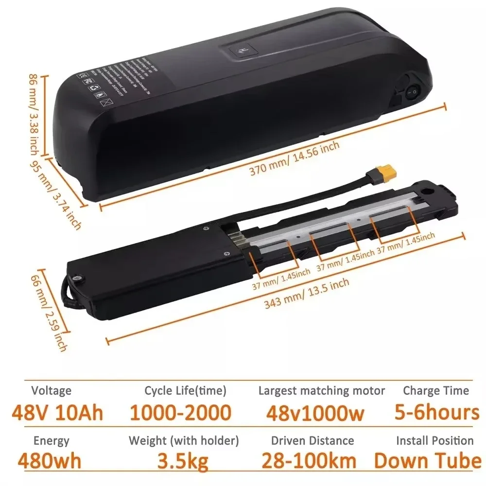 Voor Hailong EBike Batterij 36 - Ebike Battery 48V 20Ah Hailong recensie en prijs