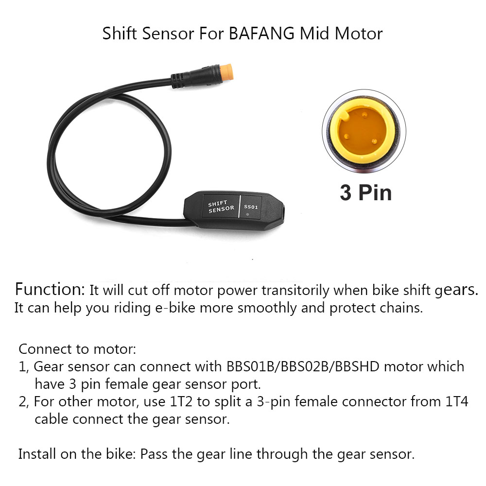 E-bike Versnellingschakelsenso - Bafang Bbs02B 48V 750W Mid Drive Kit recensie en prijs